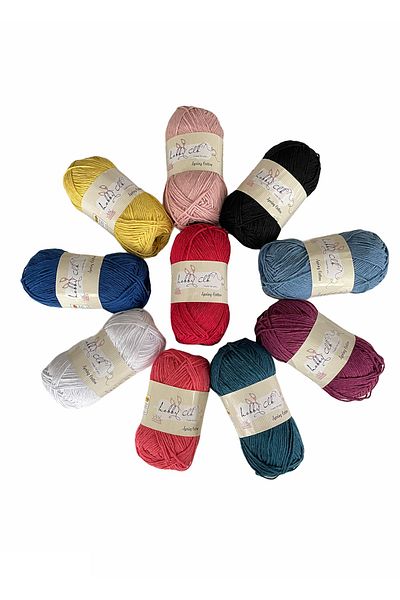 Masal Örgü Evi Punch and Amigurumi String Set 10 Pieces