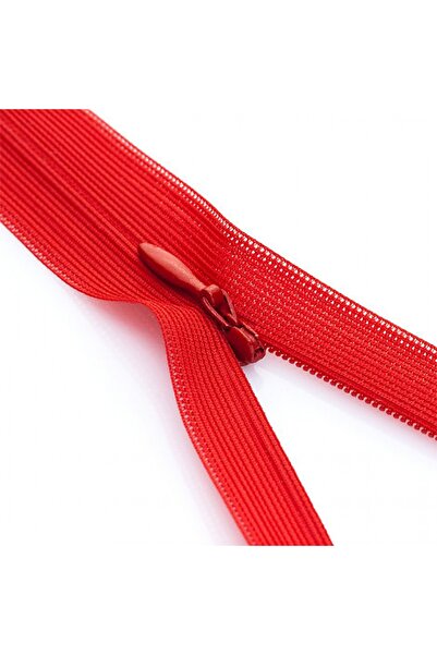 Bayar Kumaş 5 броя 60 см червен скрит цип