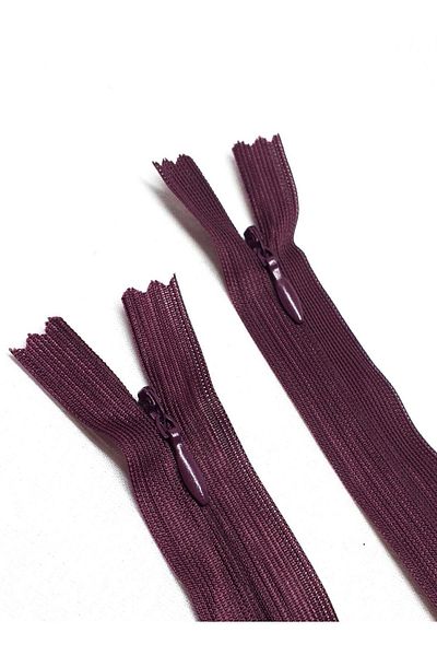 YKK 5 Pieces 60cm Plum Hidden Zipper()