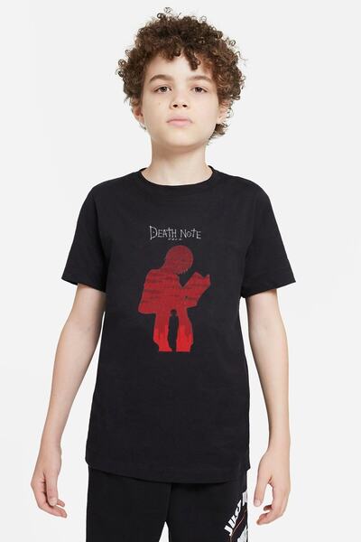 QIVI Unisex dečje crne T-shirt