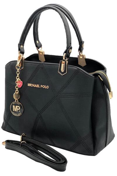 mıchael polo Women's Hand and Shoulder Bag 5 Compartments Lined New Trend 1St...