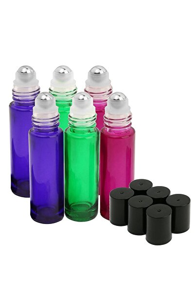Hyd 5 Adet 10 Ml Amber Roll On Cam Şişe Asorti Karışık Renk