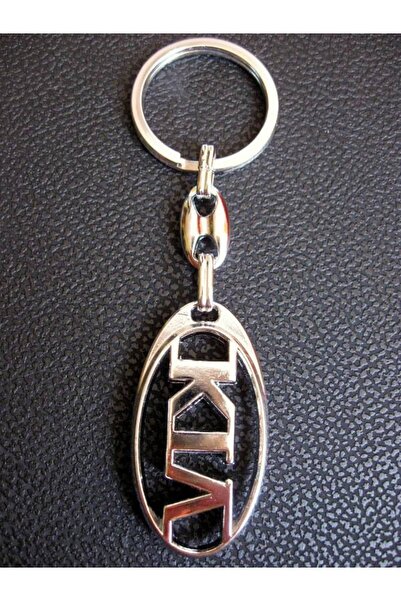 GARDENAUTO سلسلة مفاتيح سيارة معدنية من الكروم ثلاثية الأبعاد من Kia Pro Ceed