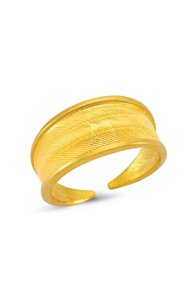 BİLEZİKHANE Kadın Altın Trabzon Yüzük 22 Ayar