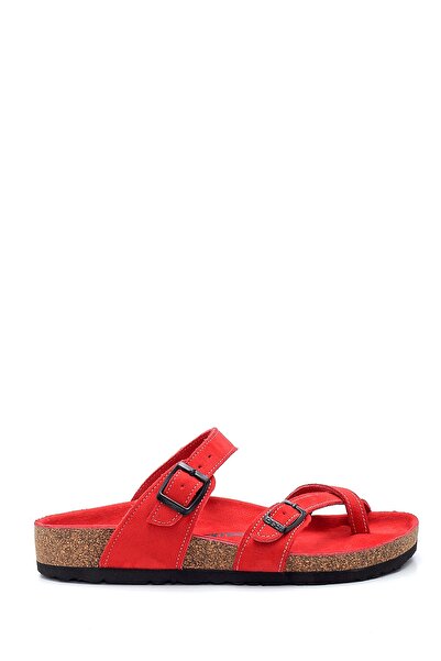 Bequemere Women's Cork Sole Suede Model Orthopedic Slippers 106qc