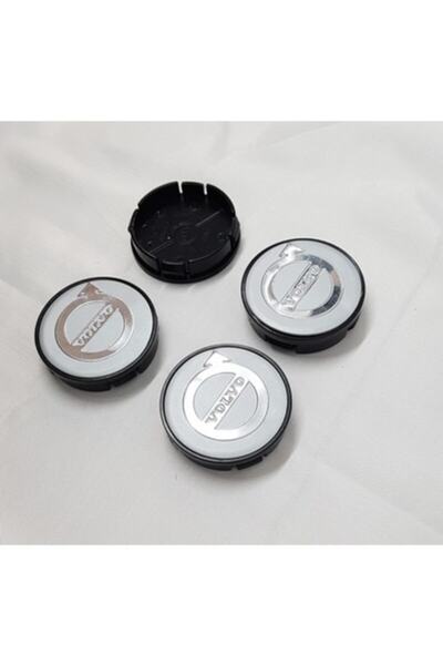 DURU DORUK Jant Göbeği Volvo 58/55 55mm Yuva 4'lü Set Silver