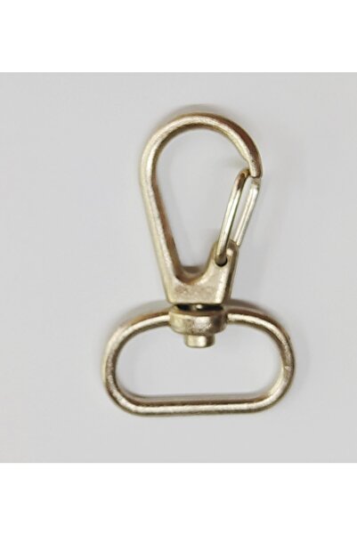 YükselReklam 100 Adet Metal 2 cm Telli Kanca Anahtarlık Klipsi Halkası Demiri