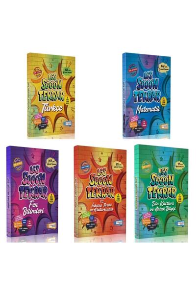 Onburda Yayınları 8.sınıf Lgs Son Tekrar Türkçe Matematik Fen Inkılap Ve Din ...