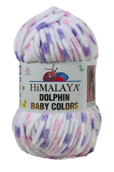 Himalaya Dolphin Baby Colors Velvet Hand Knitting Thread Color No: 80410