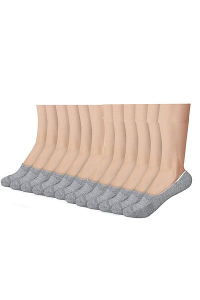 MEM SOCKS Silicone Mesh Ballerina Socks 12 Pack