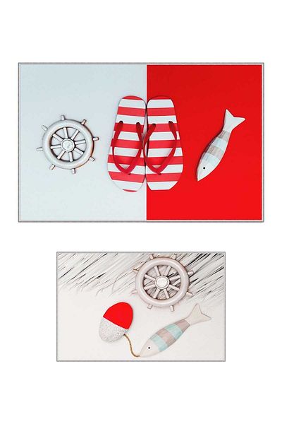 Homefesto Set dublu covoraș de baie și scaun de toaletă cu bază anti-alunecare decorativă cu design modern - 2 piese