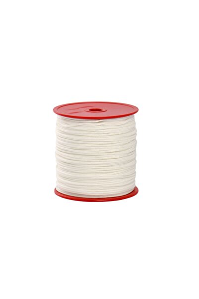 Globe 1.7 mm Polyester Venetian Blind Rope - White - 150 M. - Reel