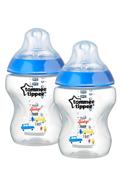 tommee tippee Closer To Nature Pp Biberon 2'li Set 260 ml Mavi