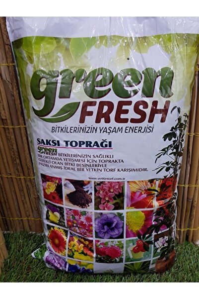 green fresh Torf 10 Lt Çiçek Toprağı Saksı Toprağı Torf Toprak Perlitli Torf Perlit Torf Karışımı