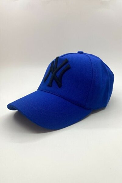 Gambocci Καπέλο Ny New York Unisex μπλε κοβαλτίου (μαύρο κεντημένο)