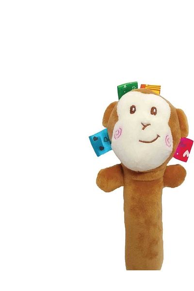Sozzy Toys قرد ضيق مع خشخيشة