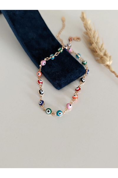 SU PERİSİ TAKI BİJUTERİ Star Anklet - Gold Vip Series