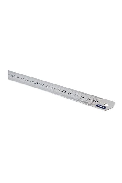 Mas Ruler 30cm Steel No2330