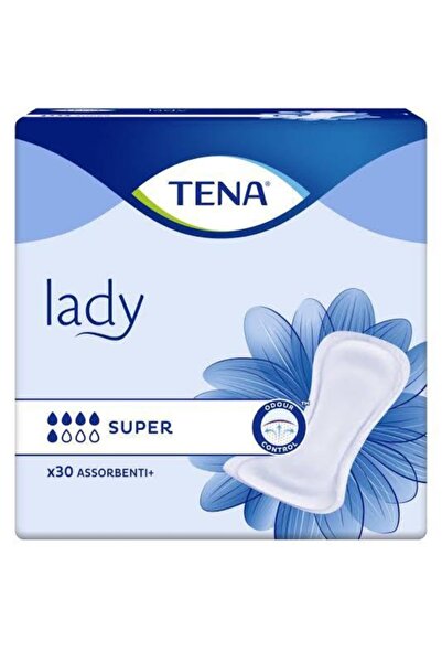TENA Kadın  Süper 5 Damla Mesane Pedi 30'lu 1 Paket.