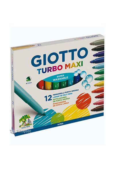 Giotto 12 Colors Jumbo Felt Tip Pen