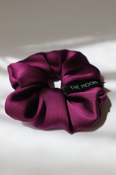 THE MOON Purple Scrunchie Hair Clip