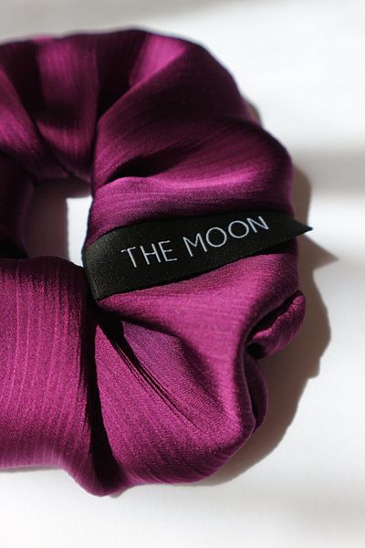 THE MOON Purple Scrunchie Hair Clip