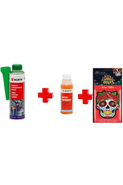 Aroma Würth Benzin Enjektör Temizleyici & Würth Cam Sabunu & Silver Twilight ...