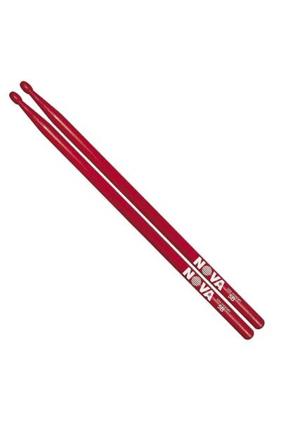 Nova Vicfirth N5br Baget Çift 5b Wood Red Bateri Çubuğu