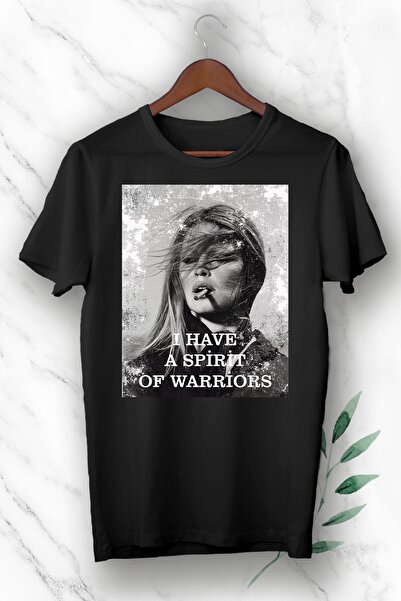 perseusshopping Vintage Brigitte Bardot εμπριμέ Unisex μαύρο μπλουζάκι