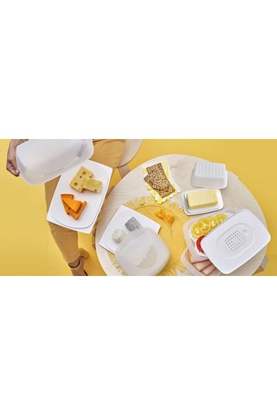 Tupperware Cheese World Set White / Large - Medium - Mini