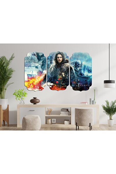renkselart Game Of Thrones Mdf Tablo 3025 (model D)