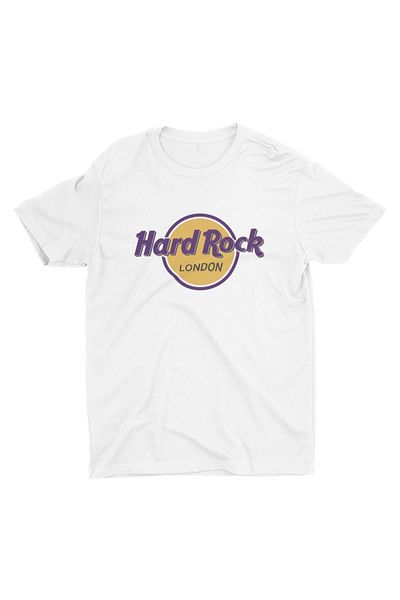 Bubus Unisex Hard Rock London White T-shirt
