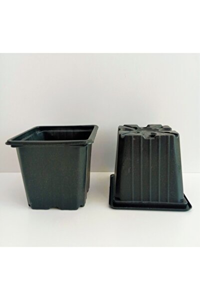 Genel Markalar Kare Saksı 9x9x8 Cm 100 Adet Kare Vakum Saksı Üretim Saksısı S...