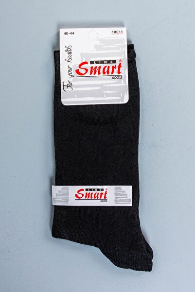 Line Smart 6'lı Erkek Pamuklu Siyah Mevsimlik Soket Çorap