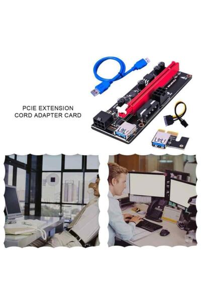 OEM Riser Harici Ekran Kartı Pcie 1x To 16x V.009s