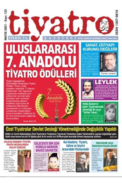 Kulis Tiyatro Dergisi Tiyatro Gazetesi Sayı: 122 Mayıs 2021