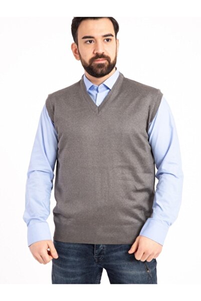 MaviMoure Men's V-Neck Suede