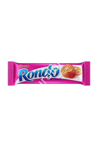 Ülker Number 61 Rondo Strawberry Biscuit with Cream