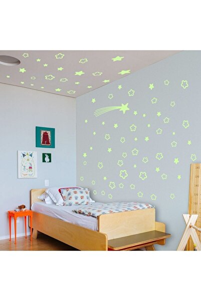 DEZ Karanlıkta Parlayan Yıldızlar 77 Parça Sticker