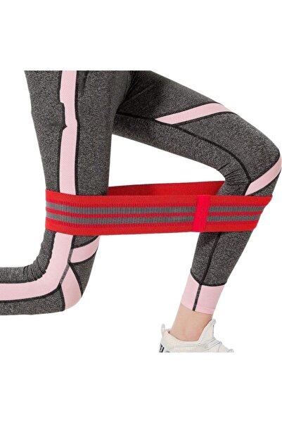 Gymo Red Hip Band - Squat Exercise Hip Resistance Band, Large