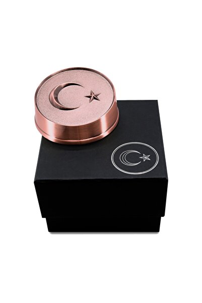 Ay Yıldız Metal Kağıt Ağırlığı - Antik Bronz