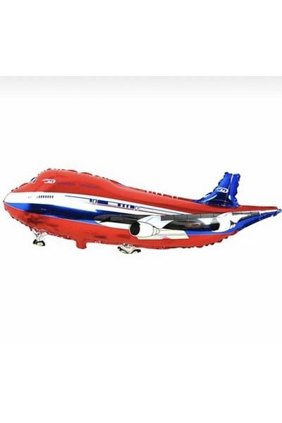 papercraft Airplane Red Foil Balloon
