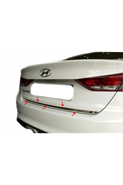ctk Hyundai Elantra Krom Bagaj Alt Çıtası 2016 - 2018