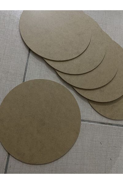 NeşeliAtölyem Στρογγυλή πλάκα 32 cm (6 τεμάχια)