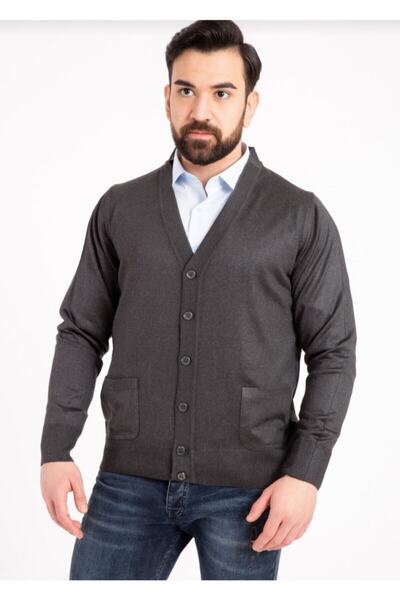 Genel Markalar Erkek Düğmeli Hırka