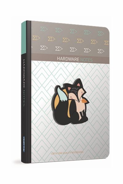 Gıpta Cusătură cu fir în dungi Copertă rigidă Notebook Hardware Note 13x21 120 coli