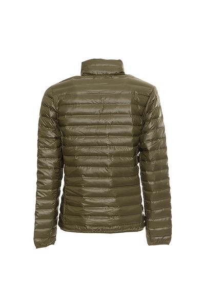 adidas Down Jacket, For Men, Welt Pockets, Long Sleeves, Solid Colour, Printed Logo, Zip Closure