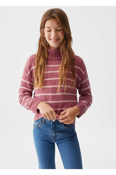 MANGO Kids Pink Sweater for Kids