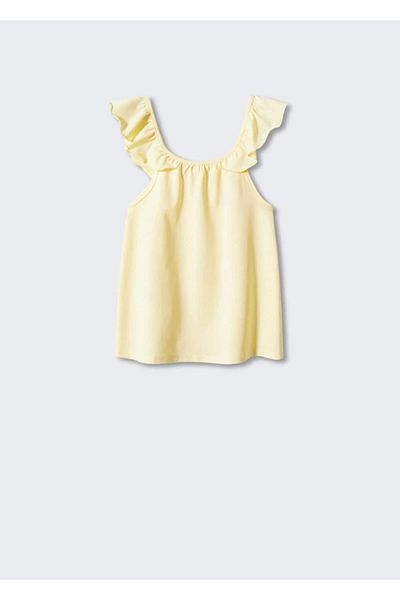 MANGO Kids Rüschen-T-Shirt mit Trägern