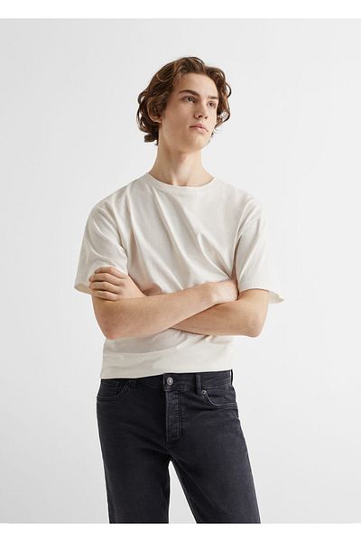 Mango Teen Τζιν Slim Fit με κουμπιά